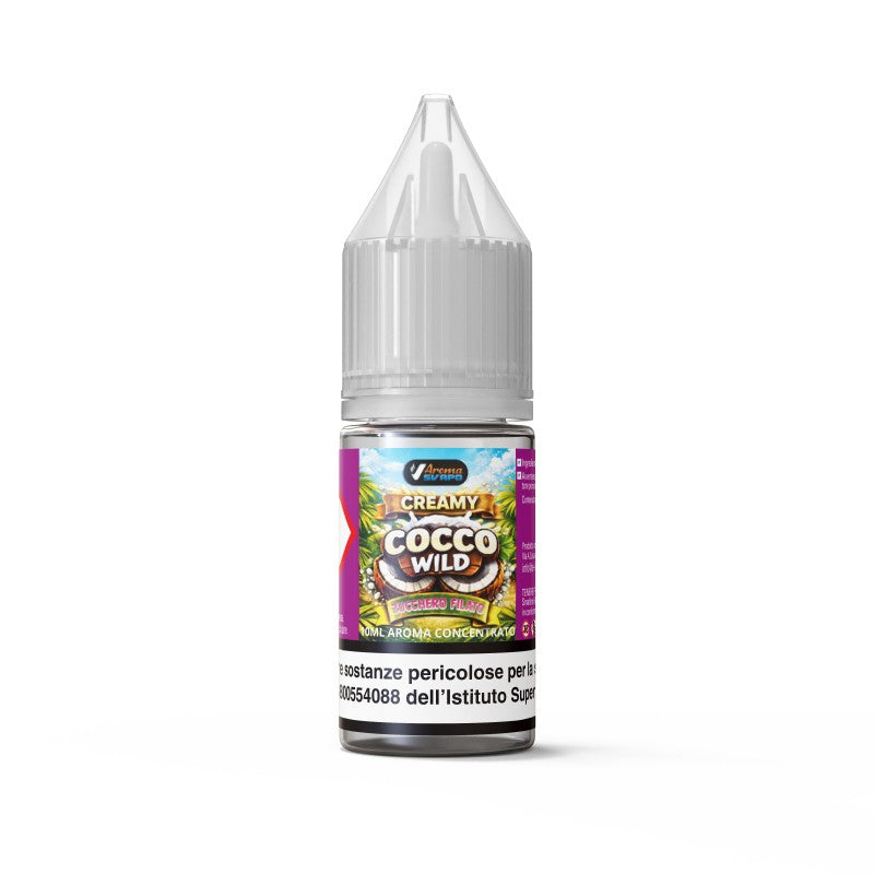 COCCO WILD CREAMY ZUCCHERO FILATO 10 ML AROMA CONC