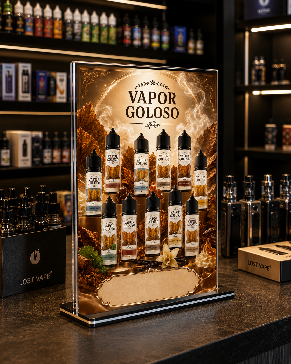 Espositore Catalogo - Tabacchi Vaporgoloso