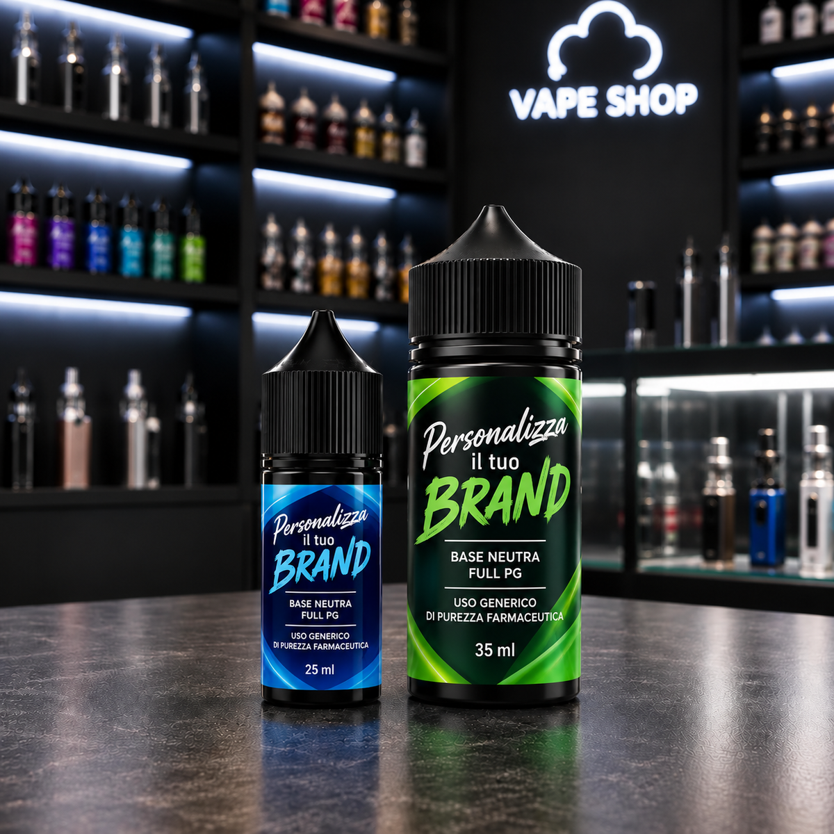 Etichetta Personalizzata Singolo formato 120ml