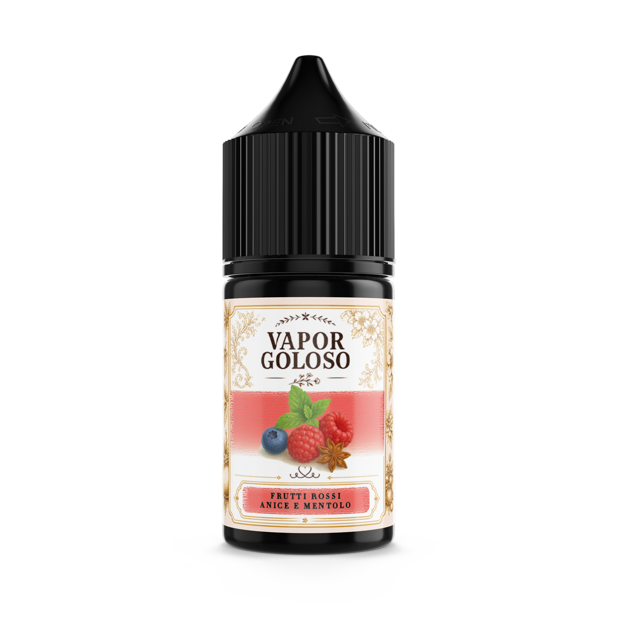 VAPORGOLOSO-FRUTTI ROSSI, ANICE E MENTOLO-10ML-MINISHOT