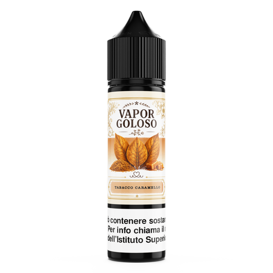 VAPORGOLOSO-TABACCO CARAMELLO-10ML-SHOT