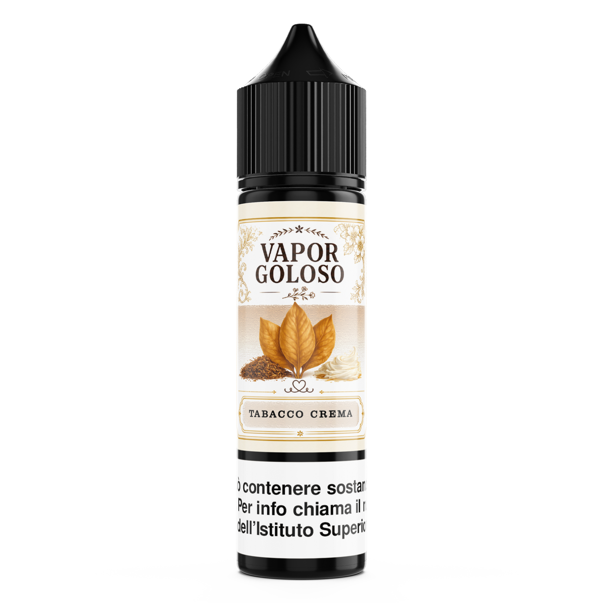 VAPORGOLOSO-TABACCO CREMA-10ML-SHOT