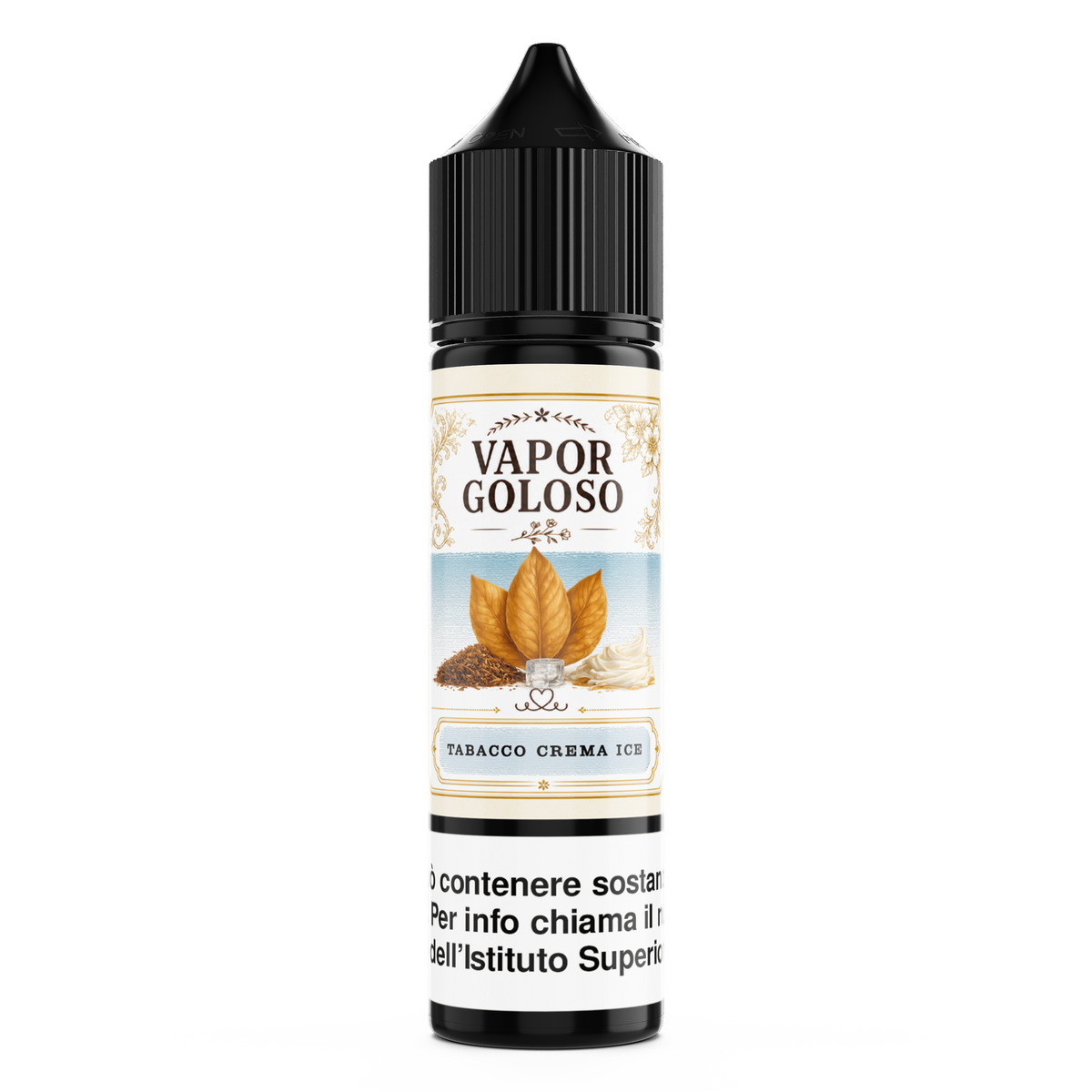 VAPORGOLOSO-TABACCO CREMA ICE-10ML-SHOT