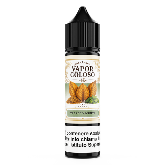 VAPORGOLOSO-TABACCO MENTA-10ML-SHOT