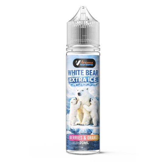WHITE BEAR FRUITS EXTRA ICE-BERRIES & ORANGE 20 ML