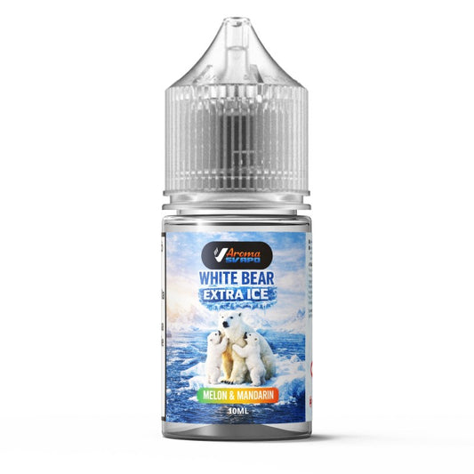 WHITE BEAR FRUITS EXTRA - Melon & Mandarin - 30ML