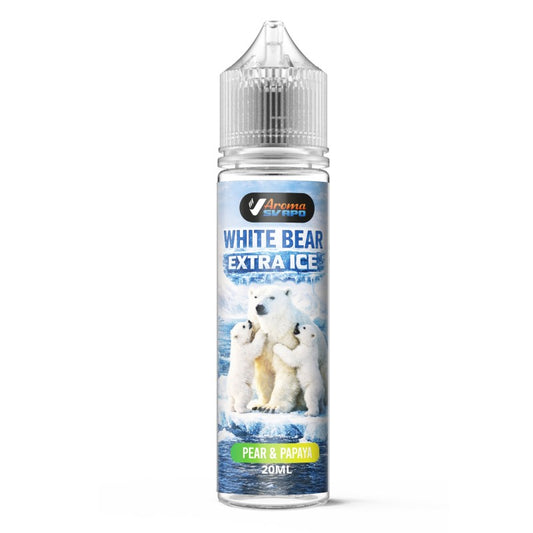 WHITE BEAR FRUITS EXTRA - Pear & Papaya - 60ML